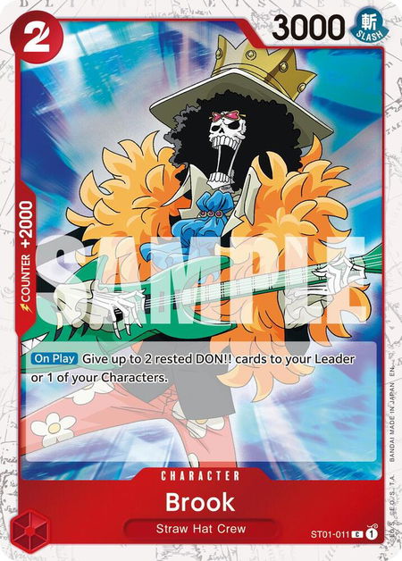 Brook - ST01-011 (Pirate Foil) - Premium Booster -The Best- Vol. 2 One Piece trading card