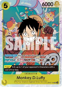 Monkey.D.Luffy - OP07-109 (Reprint) - Premium Booster -The Best- Vol. 2 (PRB-02) #OP07-109 - Super Rare One Piece Trading Card