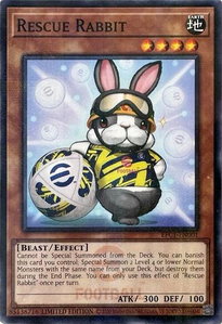 Rescue Rabbit - eFootball Collaboration Promos (EFC1) #EFC1-EN001 - Parallel Rare YuGiOh Trading Card