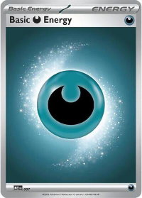 Basic Darkness Energy - 007 - MEE: Mega Evolution Energies (MEE) #7 - Common Pokémon Trading Card