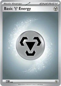 Basic Metal Energy - 008 - MEE: Mega Evolution Energies (MEE) #8 - Common Pokémon Trading Card