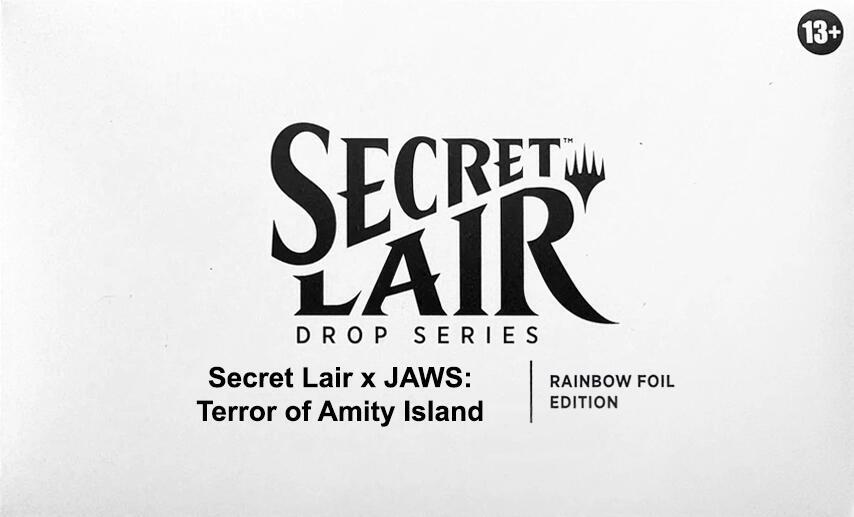 Secret Lair x Jaws: Terror of Amity Island - Rainbow Foil Edition - Secret Lair Drop Series Magic: The Gathering trading card