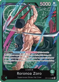 Roronoa Zoro - OP12-020 (Zoro Deck) - Learn Together Deck Set (LT-01) #OP12-020 - Leader One Piece Trading Card