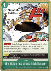 The Billion-fold World Trichiliocosm (Zoro Deck) - Learn Together Deck Set (LT-01) #OP06-038 - Uncommon One Piece Trading Card
