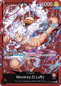Monkey.D.Luffy - ST21-001 (Luffy Deck) - Learn Together Deck Set (LT-01) #ST21-001 - Leader One Piece Trading Card