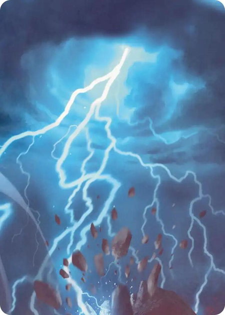 Fated Clash Scene Art Card - Art Series: FINAL FANTASY Magic: The Gathering trading card