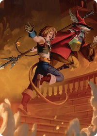 Search for Dagger Scene Art Card - Art Series: FINAL FANTASY (ASFIN) #18 - Special Magic: The Gathering Trading Card