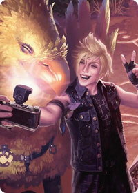 Flash Photography Scene Art Card - Art Series: FINAL FANTASY (ASFIN) #22 - Special Magic: The Gathering Trading Card