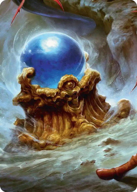 Chaos Shrine's Black Crystal Scene Art Card - Art Series: FINAL FANTASY Magic: The Gathering trading card