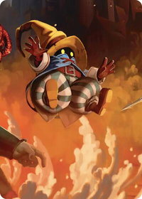 Vivi's Persistence Scene Art Card - Art Series: FINAL FANTASY (ASFIN) #17 - Special Magic: The Gathering Trading Card
