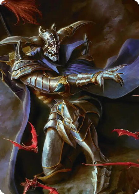 Garland, Royal Kidnapper Scene Art Card - Art Series: FINAL FANTASY Magic: The Gathering trading card