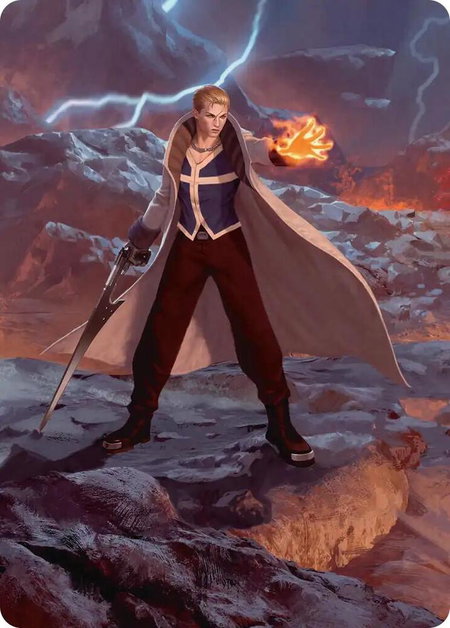 Seifer, Balamb Rival Scene Art Card - Art Series: FINAL FANTASY Magic: The Gathering trading card