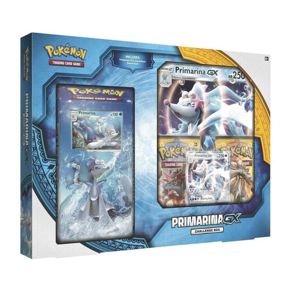 Primarina GX Challenge Box - SM Base Set Pokémon trading card