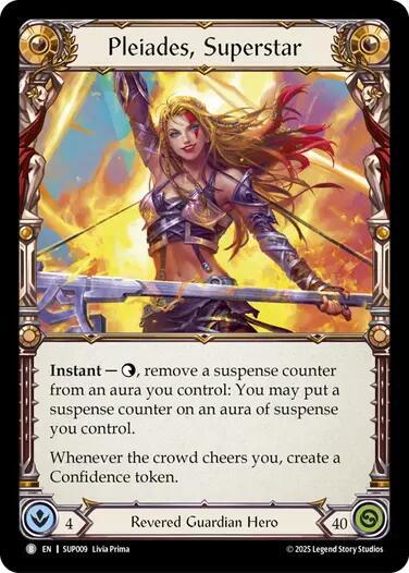Pleiades, Superstar // Pleiades - Super Slam Flesh and Blood trading card
