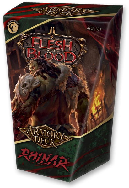 Armory Deck: Rhinar trading card from Armory Deck: Rhinar Armory Deck: Rhinar - Armory Deck: Rhinar Flesh and Blood trading card