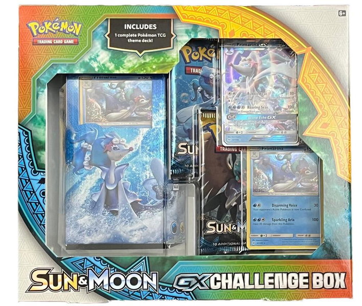 Sun & Moon GX Challenge Box [Primarina] - SM Base Set Pokémon trading card