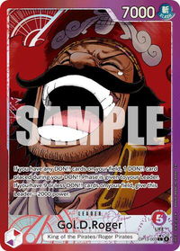 Gol.D.Roger (003) (Alternate Art) - Carrying On His Will (OP13) #OP13-003 - Leader One Piece Trading Card