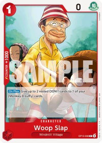Woop Slap - Carrying On His Will (OP13) #OP13-006 - Common One Piece Trading Card