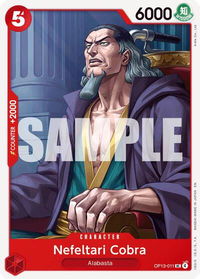 Nefeltari Cobra - Carrying On His Will (OP13) #OP13-011 - Uncommon One Piece Trading Card