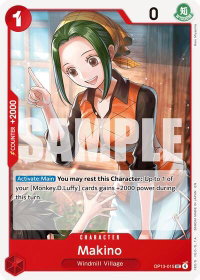 Makino - Carrying On His Will (OP13) #OP13-015 - Uncommon One Piece Trading Card