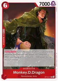 Monkey.D.Dragon - Carrying On His Will (OP13) #OP13-017 - Rare One Piece Trading Card