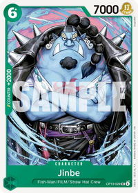 Jinbe - Carrying On His Will (OP13) #OP13-029 - Uncommon One Piece Trading Card