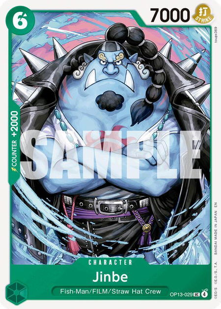Jinbe - Carrying On His Will One Piece trading card