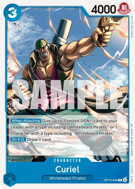 Curiel - Carrying On His Will One Piece trading card