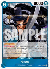 Vista - Carrying On His Will (OP13) #OP13-046 - Rare One Piece Trading Card