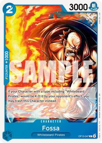 Fossa - Carrying On His Will (OP13) #OP13-047 - Common One Piece Trading Card