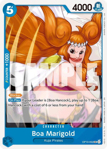 Boa Marigold - Carrying On His Will One Piece trading card