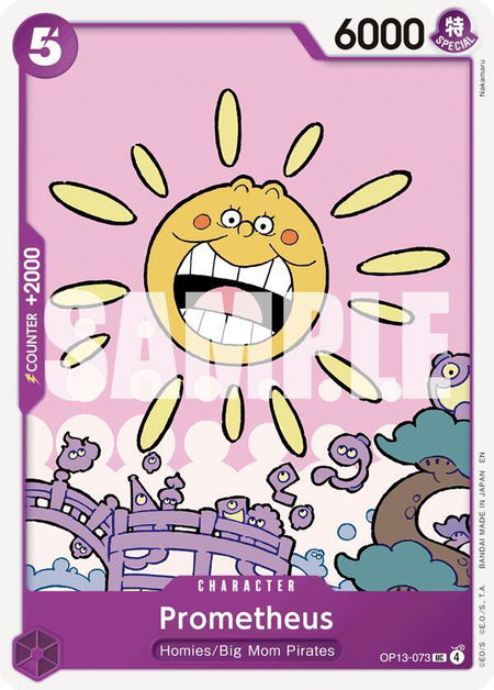 Prometheus - Carrying On His Will One Piece trading card