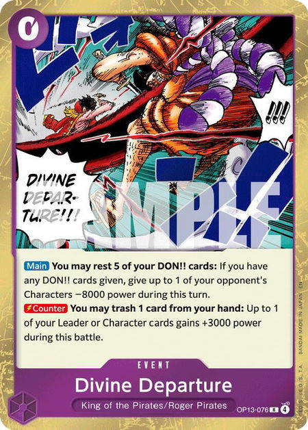 Divine Departure - Carrying On His Will One Piece trading card