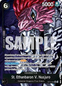 St. Ethanbaron V. Nusjuro (Alternate Art) - Carrying On His Will (OP13) #OP13-080 - Rare One Piece Trading Card