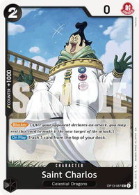 Saint Charlos - Carrying On His Will (OP13) #OP13-087 - Uncommon One Piece Trading Card