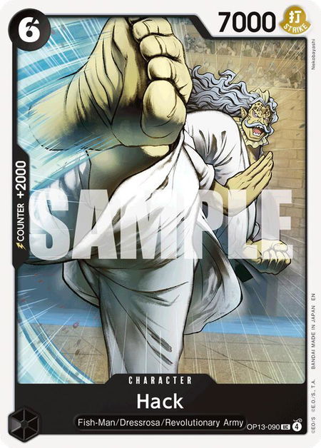 Hack - Carrying On His Will One Piece trading card