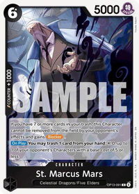 St. Marcus Mars - Carrying On His Will (OP13) #OP13-091 - Rare One Piece Trading Card