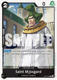 Saint Mjosgard - Carrying On His Will (OP13) #OP13-092 - Common One Piece Trading Card