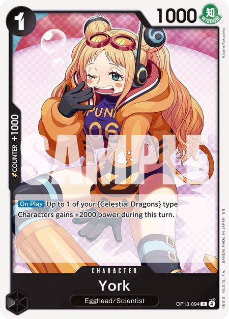 York - Carrying On His Will One Piece trading card