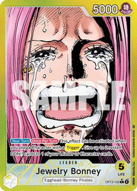 Jewelry Bonney (100) (Alternate Art) - Carrying On His Will (OP13) #OP13-100 - Leader One Piece Trading Card