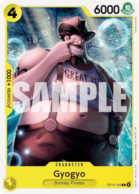 Gyogyo - Carrying On His Will One Piece trading card