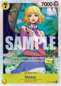 Stussy - Carrying On His Will (OP13) #OP13-110 - Super Rare One Piece Trading Card