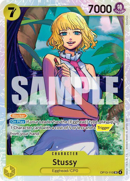 Stussy - Carrying On His Will One Piece trading card