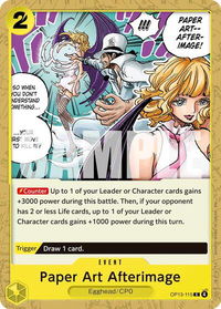 Paper Art Afterimage - Carrying On His Will (OP13) #OP13-115 - Common One Piece Trading Card