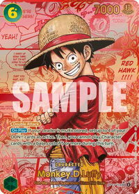 Monkey.D.Luffy (118) (Red Super Alternate Art) - Carrying On His Will (OP13) #OP13-118 - Secret Rare One Piece Trading Card
