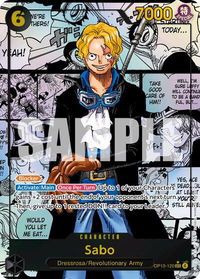 Sabo (120) (Super Alternate Art) - Carrying On His Will (OP13) #OP13-120 - Secret Rare One Piece Trading Card