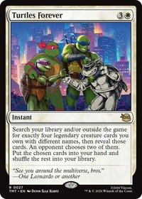 Turtles Forever - Teenage Mutant Ninja Turtles (TMT) #27 - Rare Magic: The Gathering Trading Card