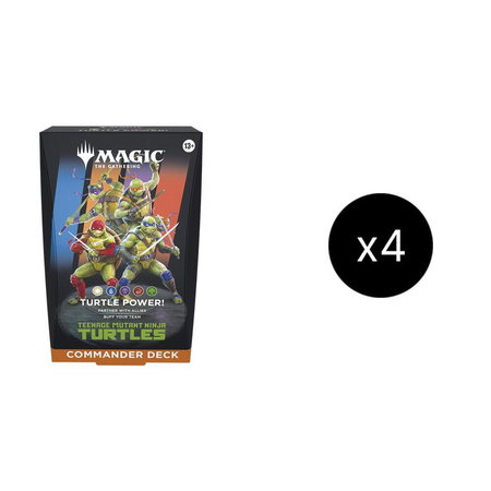 Teenage Mutant Ninja Turtles Commander Deck - Turtle Power! Case - Commander: Teenage Mutant Ninja Turtles Magic: The Gathering trading card