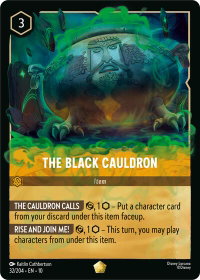 The Black Cauldron - Whispers in the Well (10) #32/204 - Legendary Disney Lorcana Trading Card