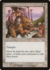Jhovall Rider - Mercadian Masques (MMQ) #26 - Uncommon Magic: The Gathering Trading Card